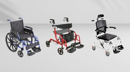 Hvad er forskellen mellem en rollator walker med kurv og en kørestol?