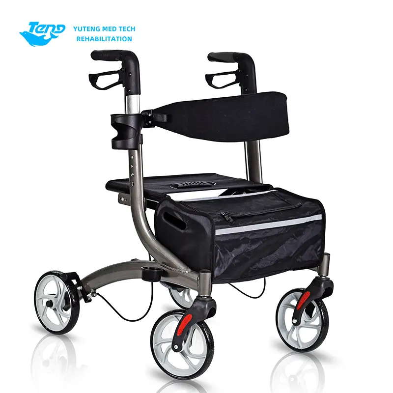 Heavy Duty Rollator Walker med sæde