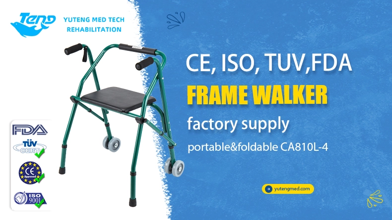 Aluminum Alloy Walker With Seat