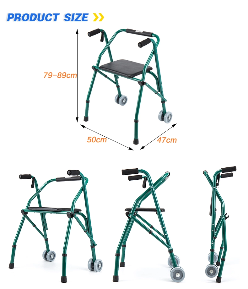 Aluminum Alloy Walker With Seat